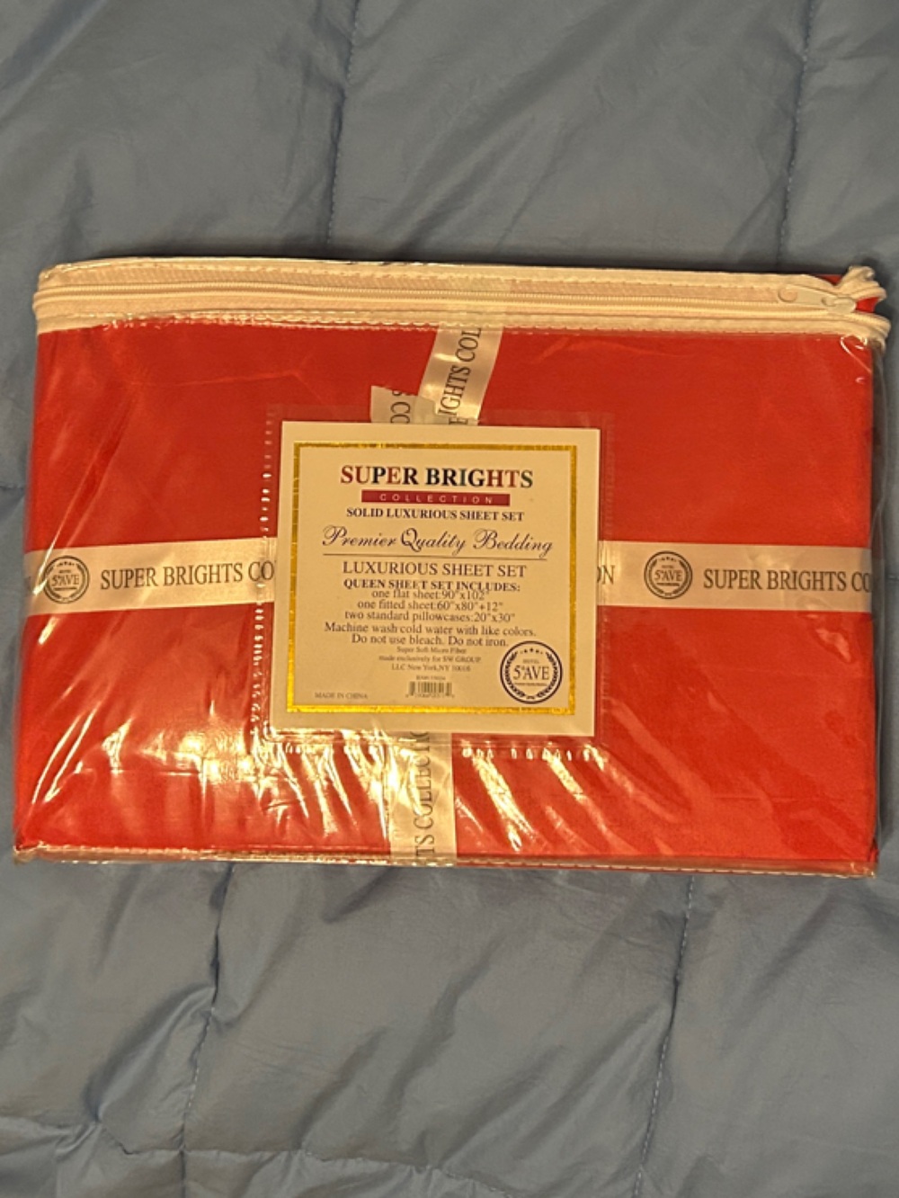 Red Luxurious Sheet Set